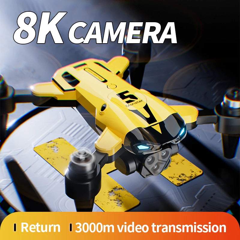 New M5 Drone 8K Professional Triple Camera